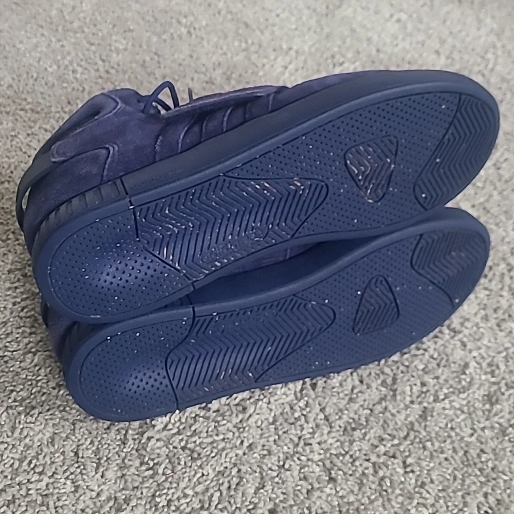 EUC Adidas Tubulae Invader Strap Suede Sneaker Dark Blue Men 10.5